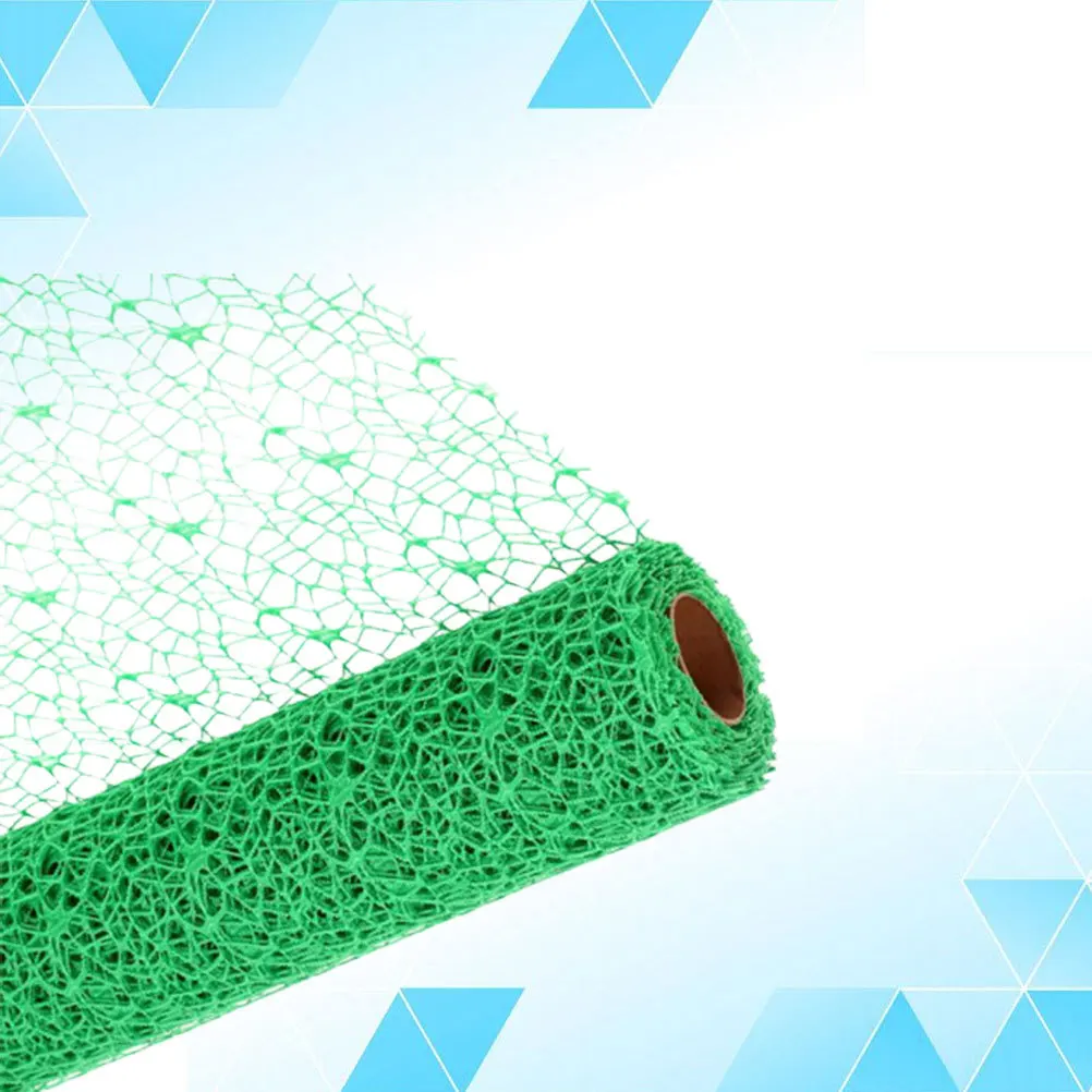 1 롤 자카드 망사 장식 DIY 데코 밝은 색상 메쉬 선물 포장 파티 배경 트리 펜던트 웨딩용