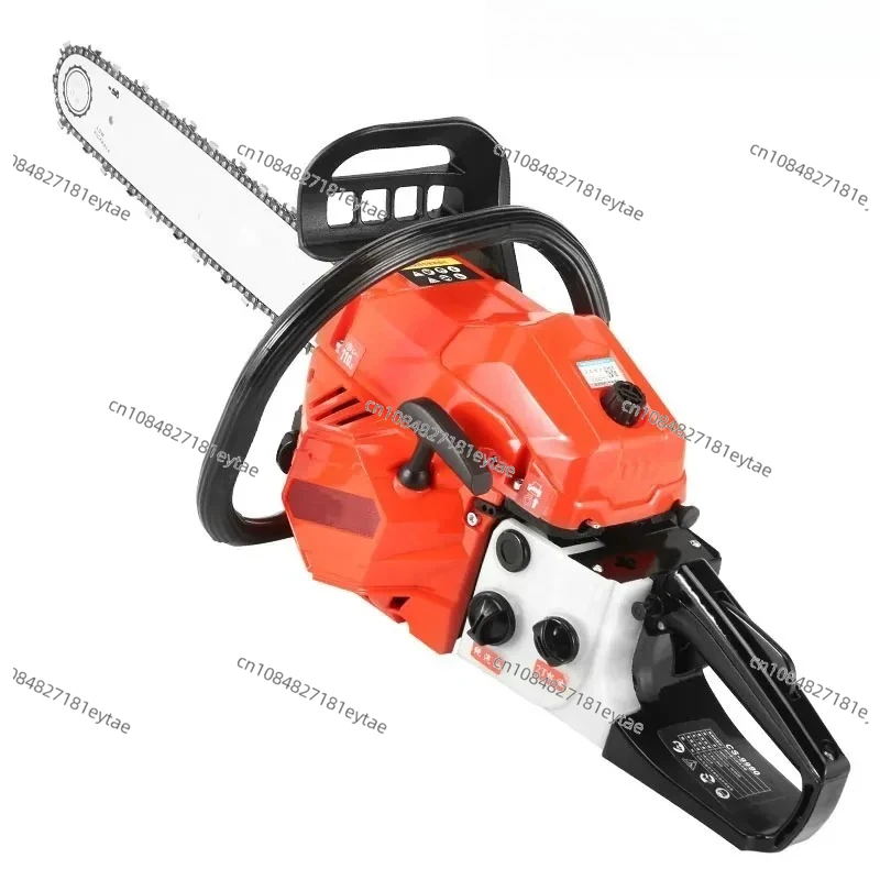 88.8KW 98CC Handle Chainsaw 4-stroke A-ir Cooled Gasolin-e Chain Saw Machine Cutting Wo-od Woodworking Tools 23800rpm