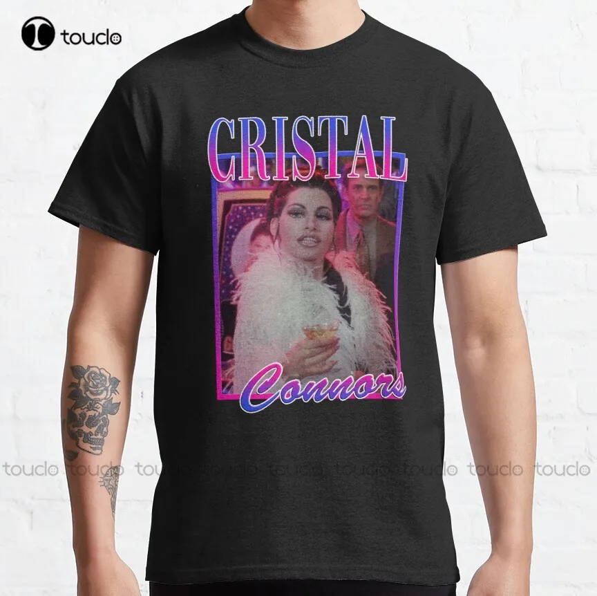 Cristal Connors Showgirls Tribute Classic T-Shirt White Dress Shirt For Men Funny Art Streetwear Cartoon Tee Custom Gift Xs-5Xl