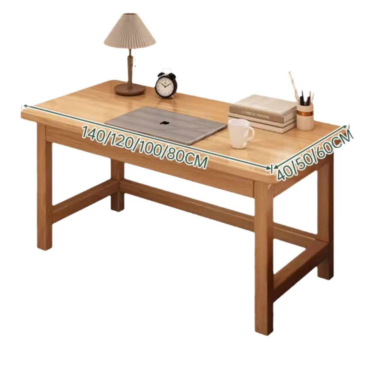 Computer Desks Laptop Bed Writing Solid Wood Desk Bookshelf Integrated Table Bedroom Desktop Simple Student Home Study Table
