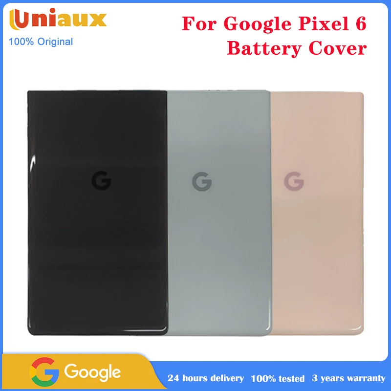 

NEW For Google Pixel 6 Back Battery Cover Door Rear Glass Housing Case Replacement GB7N6 G9S9B16 Battery Cover