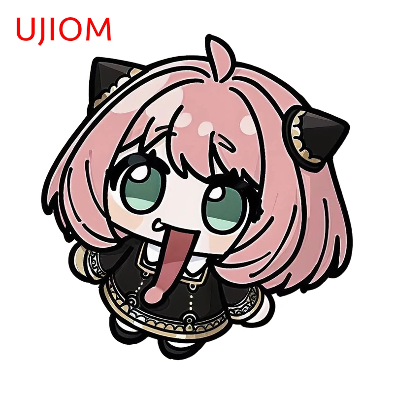UJIOM Anya Kawaii Girl Wall Sticker Popular Enchanting Occlusion Scratch Ingenious Edgy Decal Vinyl Veneer Sofa Wall Decor