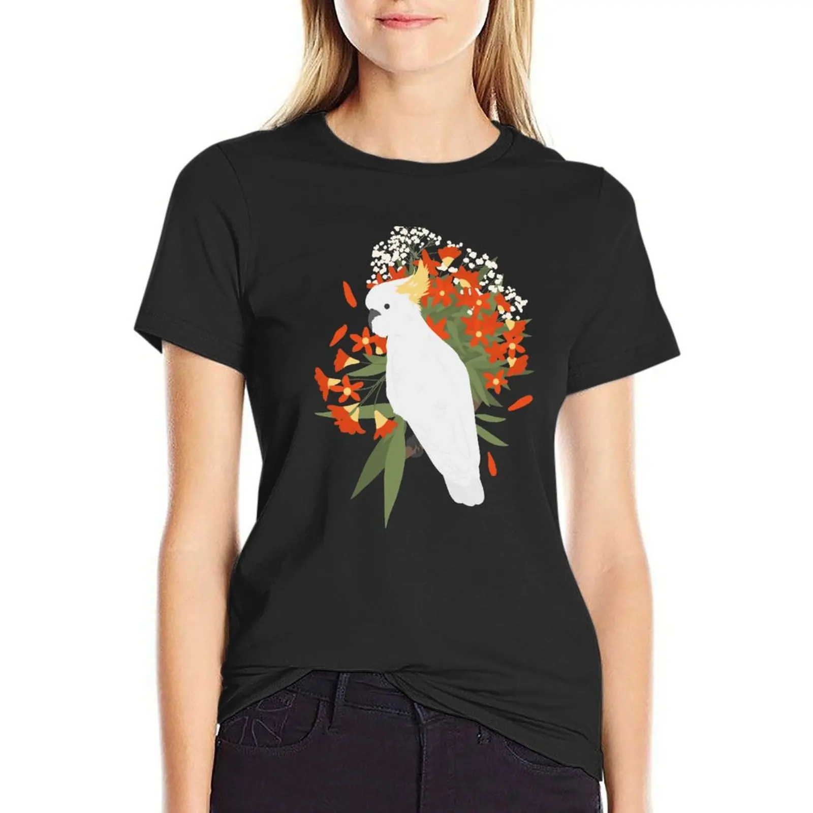 

Sulfur crested cockatoo T-Shirt Aesthetic clothing female Female clothing Women's tee shirt