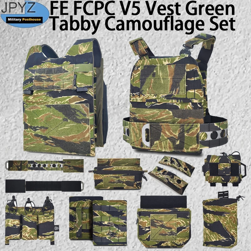 Outdoor Tactics FE FCPC V5 Vest Green Tabby MC Set