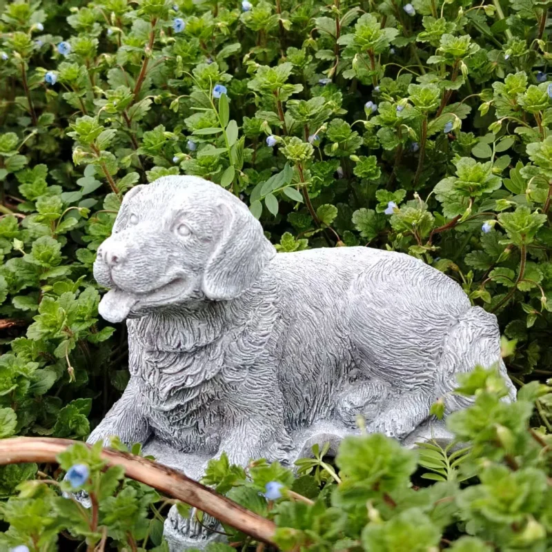 الحلي الحيوانية الإبداعية الملاك القط الكلب الغزلان النحت ديكور المنزل الراتنج الحرف بالجملة #3