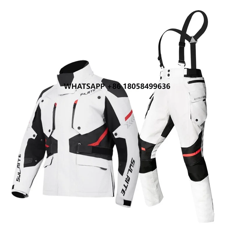 

Motorcycle Winter Unisex Motorcycle Clothing Four Seasons Pull Clothing Windproof Anti-fall Racing New Fashion Clothes Set