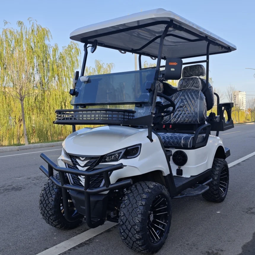 Low Price VIP Welcome Club Car Lead-Acid Battery And Lithium Battery Optional Powered Electric Golf Cart Scenic Sightseeing Car