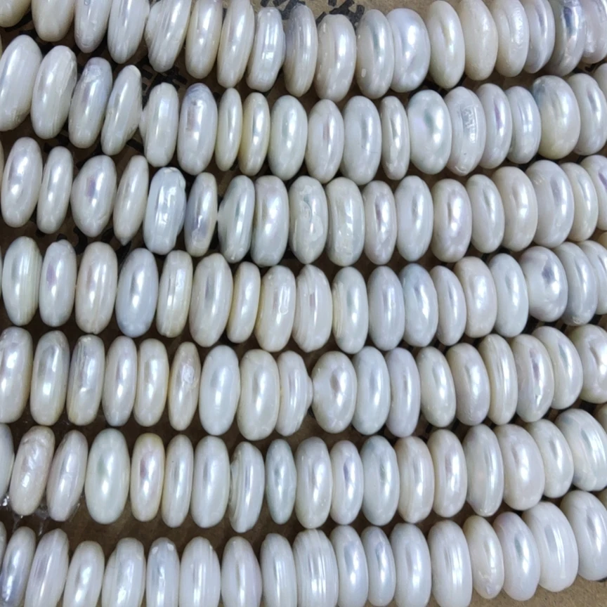 pearl beads in chain,jewelry findings septum beads 13-14 MM coin baroque pearl beads,100% nature freshwater strand loose pearl