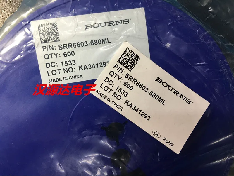 10pcs/lot SRR6603-680ML 1608-68UH 0.4A 6.6X4.4X3MM chips Electronic new