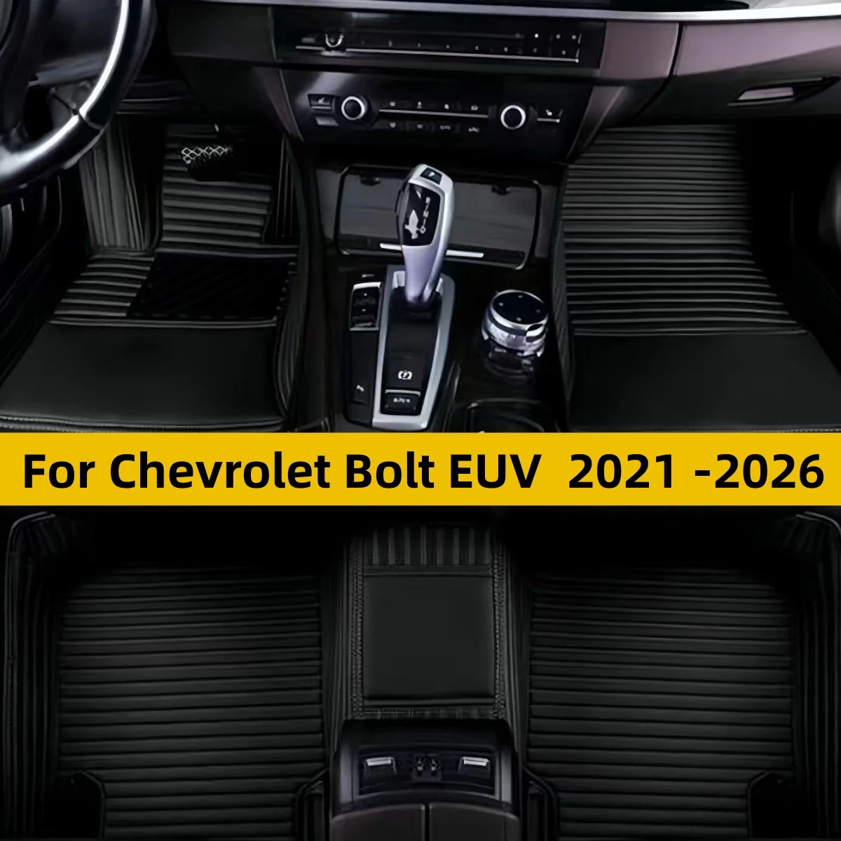 Car Floor Mats For Chevrolet Bolt EUV 2021 -2026 Carpets Foot Pads Accessories Interior Parts Waterproof Protect Rugs Covers