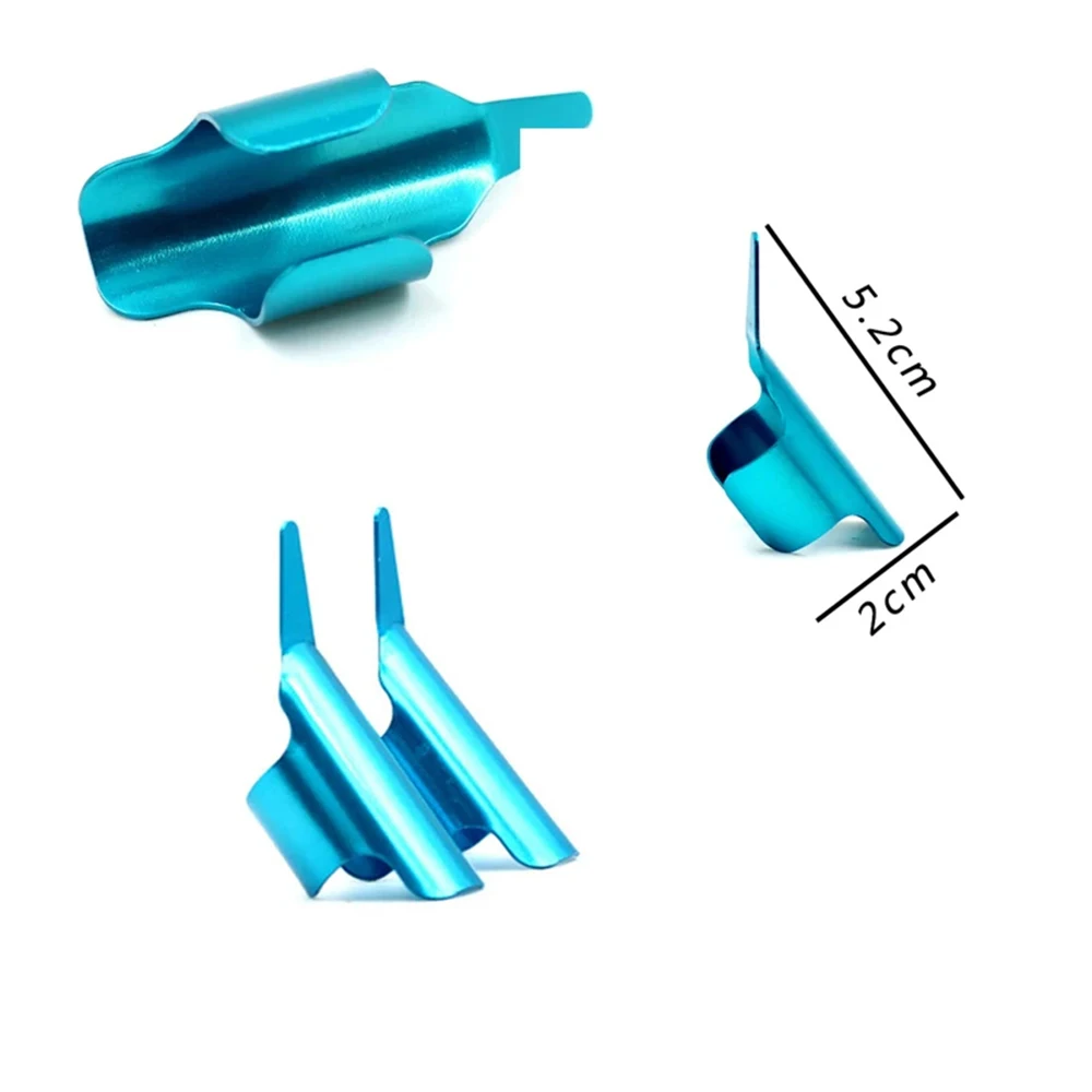 2Pcs DIY Patchwork Tool Hook Cloth Finger Sleeve Replacement Awl Hook Cloth Patch Patch Finger Strap System Finger Sleeve Awl