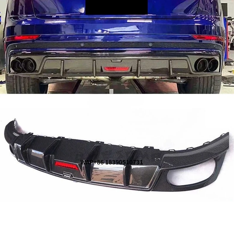 

Carbon Fiber Car Rear Diffuser Lip for Q8 RS8 2020