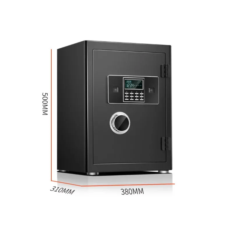 

Домашний небольшой электронный сейф с паролем Сейф для домашнего офиса Цельнометаллический сейф с отпечатками пальцев