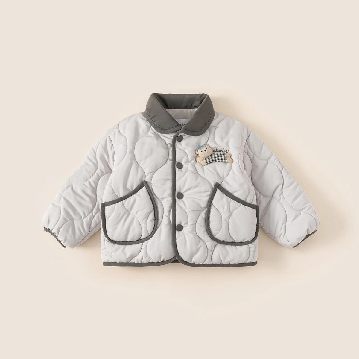 

Новые зимние детские парки для маленьких девочек с отложным воротником, утепленная хлопковая куртка для маленьких девочек, пальто с мультяшной аппликацией для маленьких девочек