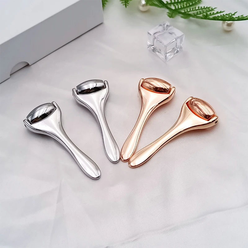 

Stainless Steel Cooling Face Roller Skin Cooling Ice Roller Eye Facial Massager Anti-aging Face Lift Pain Relief Beauty Spa Tool