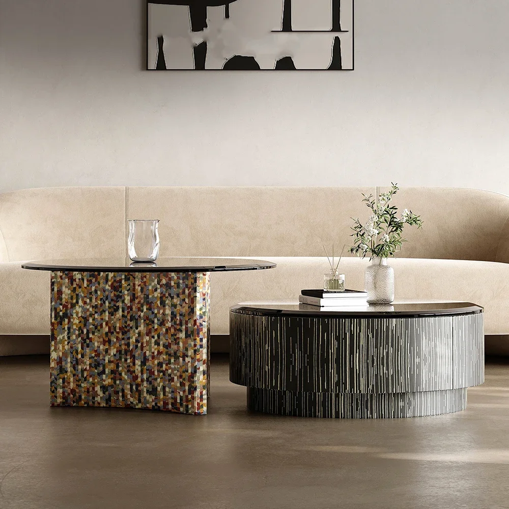 

Replica Modern Coffee Table Mimalist Designer Decor Effect Unique Coffee Table Premium Design Funky Center Display Mid Century