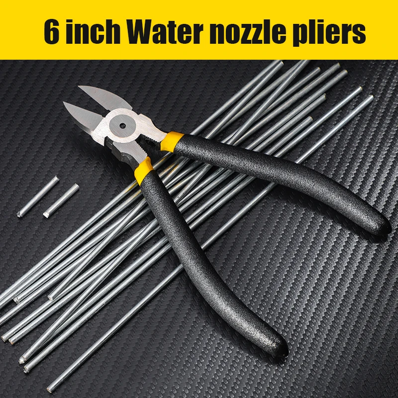 4inch 6inch Cut Pliers Mini Outlet Forceps Plier Heavy Duty Wire Cable Cutter with Soft Anti-Slip Cutting Hand Electrician Tools