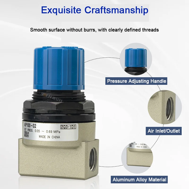 SMC Type AP100 Series Relief Valve  pressure regulating relief valve AP100-01/AP100-02