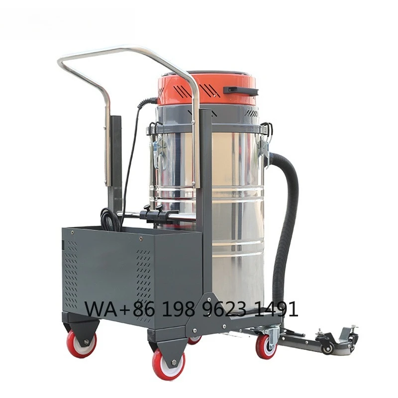 90L Stainless Steel Wet Dry Vacuum Cleaner Strong Suction Industrial Washer Equipment for Commercial Hotel Car Wash Use