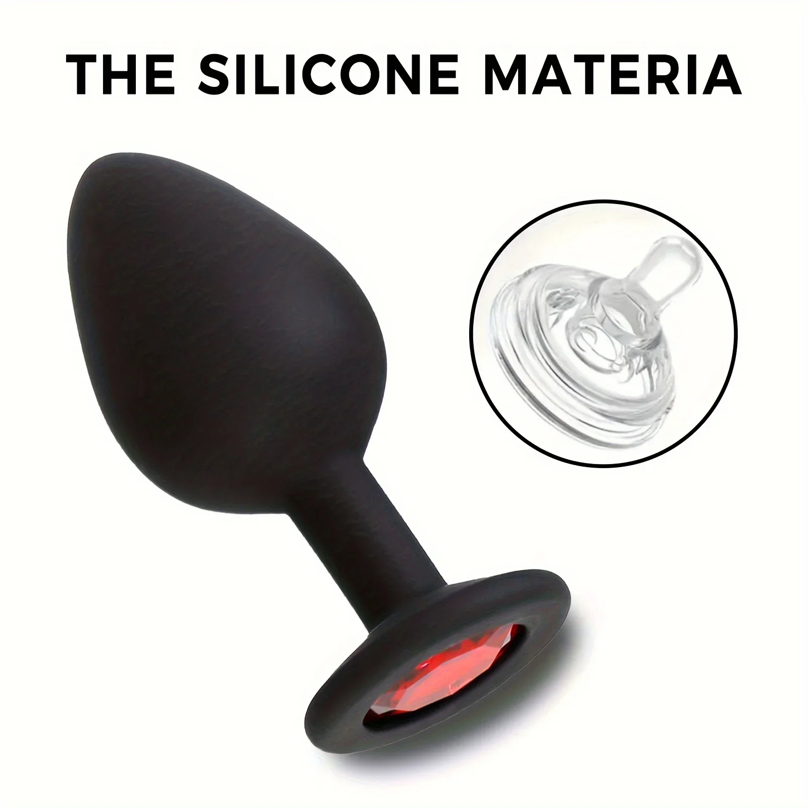 3 Size Silicone Jeweled Anal Butt Plugs Anal Trainer Toys Sex Love Games Prostate Massager for Women Men Lover Bullet Vibrator