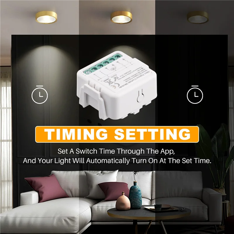 

2X Zigbee Switch, диммер для световой шторы, умный мини-модуль C04, выключатель управления, модуль переключателя штор, умный переключатель с нулевым огнем