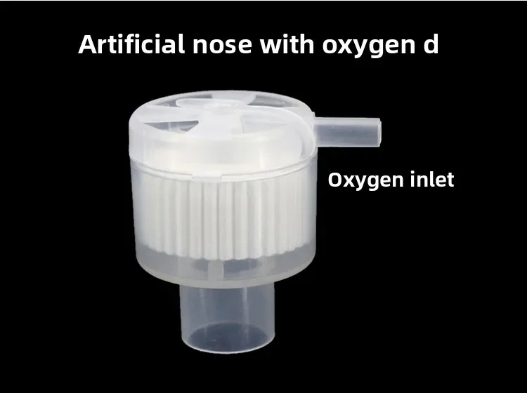 Artificial 1/3/6PCS Nasal Tracheostomy Respiratory Anesthesia Gas Path Gas Cut Disposable Heat and Moisture Exchange Filter