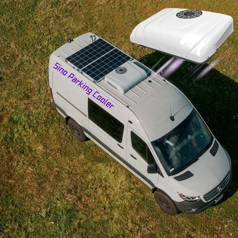 

12V 24V DC Battery Powered Park Cooler Parking Rooftop Air Conditioner For Truck Camper Caravan Rv Motorhome