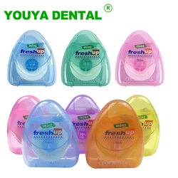 Fil dentaire micro avertir, 50m, saveur menthe, fil dentaire propre, brosse interdentaire, anciers à dents, cure-dents, fil d'hygiène buccale