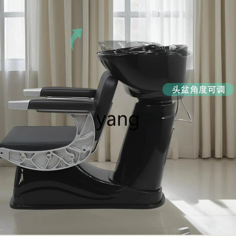 LT ceramic basin shampoo bed hair salon special beauty salon shampoo flush bed semi-reclining shampoo chair