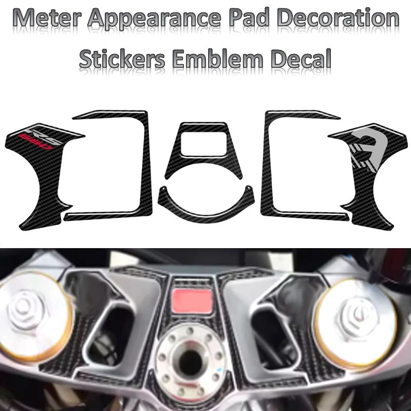 

Мотоциклетный измеритель углерода, внешний вид, декоративные наклейки, эмблема, наклейка для APRILIA RS 660 RS660 2021 2022 2023, аксессуары
