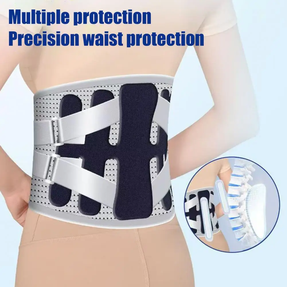 Breathable Lower Back Pain Relief Brace, Adjustable Lumbar Support For Sciatica Scoliosis Herniated Disc Men Women