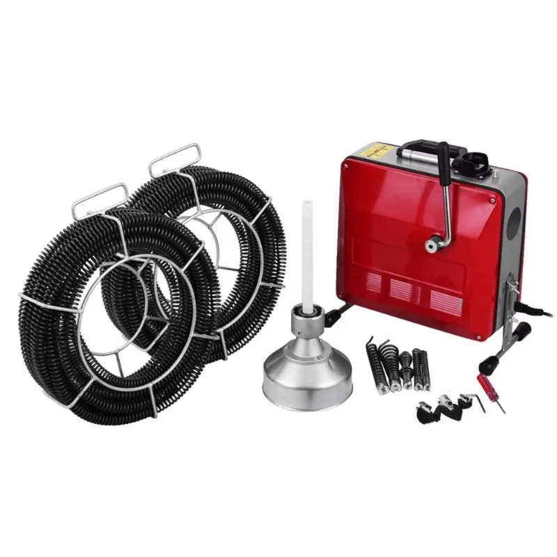 

New toilet sink - drain cleaning machine