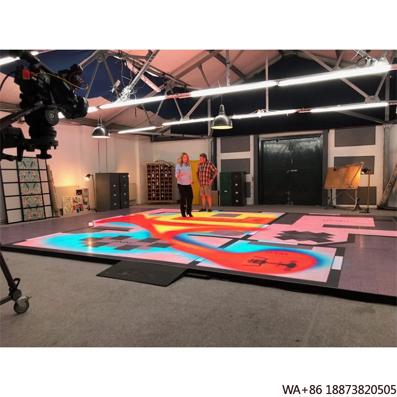 

Светодиодный дисплей Внутренний интерактивный P3.91 Экран для танцпола Высокая яркость Рекламный экран Внешний дисплей для танцпола