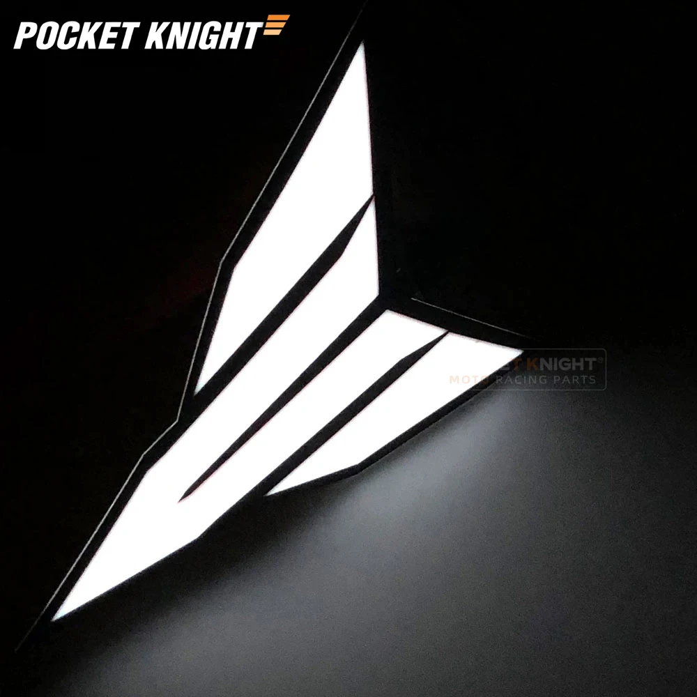 For YAMAHA MT09 Tracer 900 MT07 MT03 MT25 MT10 MT01 MT 09 07 03 Motorcycle LED Light Fairing Body Sticker Logo Decoration Lamp - view 5