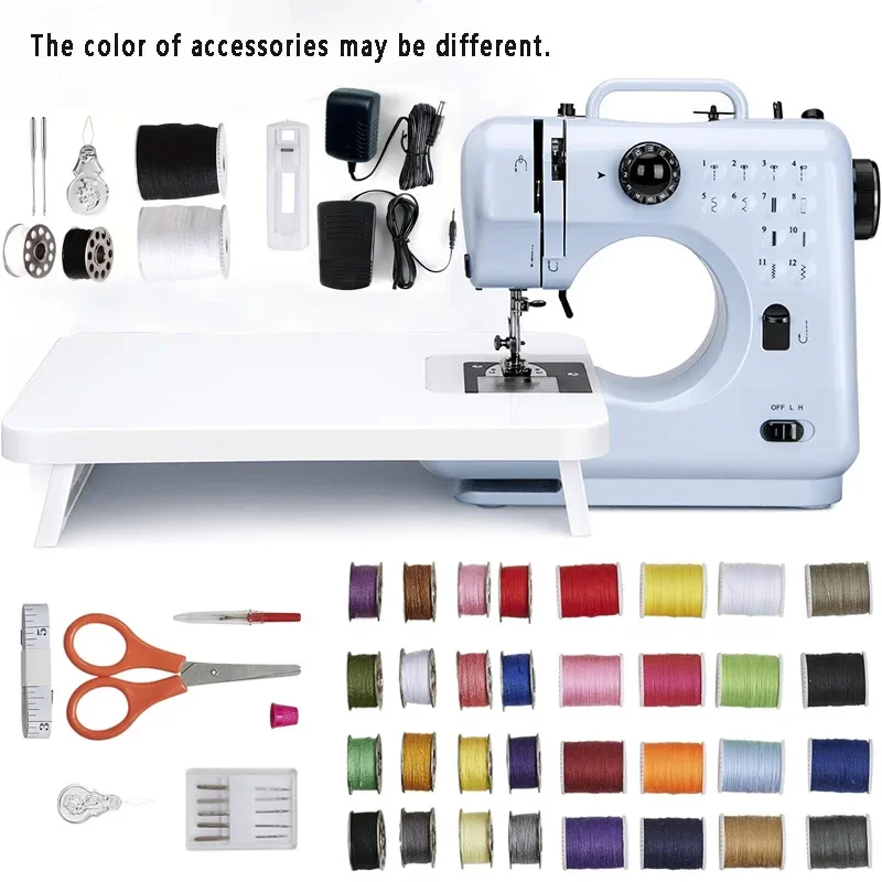 Portable Sewing Machine  Edge Lock Eating Thick Nail Buckle Electric Clothes Car Automatic Multifunctional Tailor