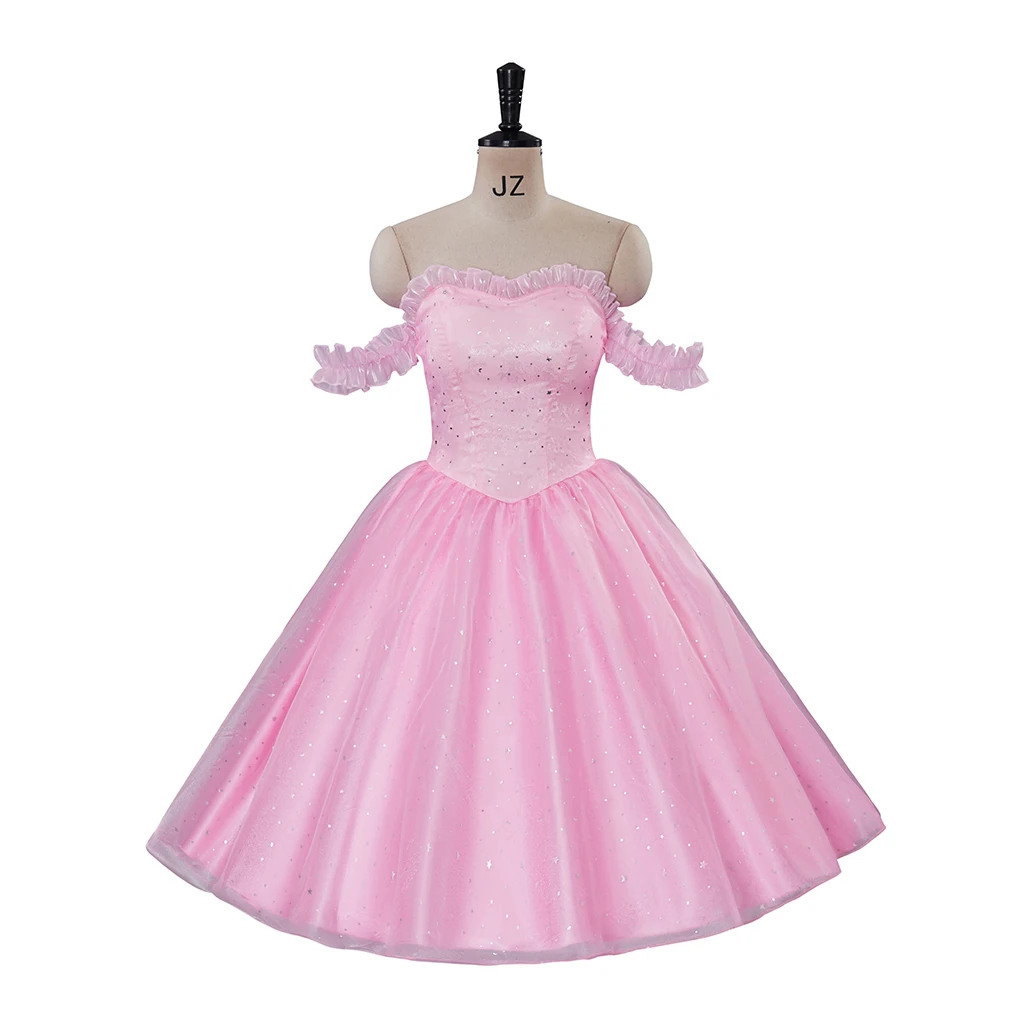 

Anneliese Cosplay Pink Short Dance Dress Royal Princess Dress Court Ball Gown Women Halloween Party Outfit Prom Pink Dresses