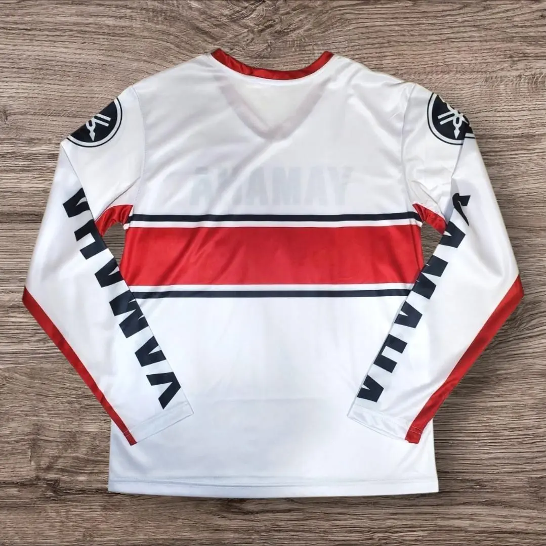 2026Summer New Vintage Yamaha Fashion Casual Long-sleeve Riding Suit Men's Racing Oversized Breathable Quick-drying Sports Shirt image 2