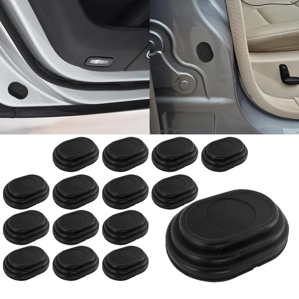 

16PCS Car Door Shock Absorber Silicone Anti-Collision Side Door Protection Sticker Self Adhesive Car Slam Stopper Bumper