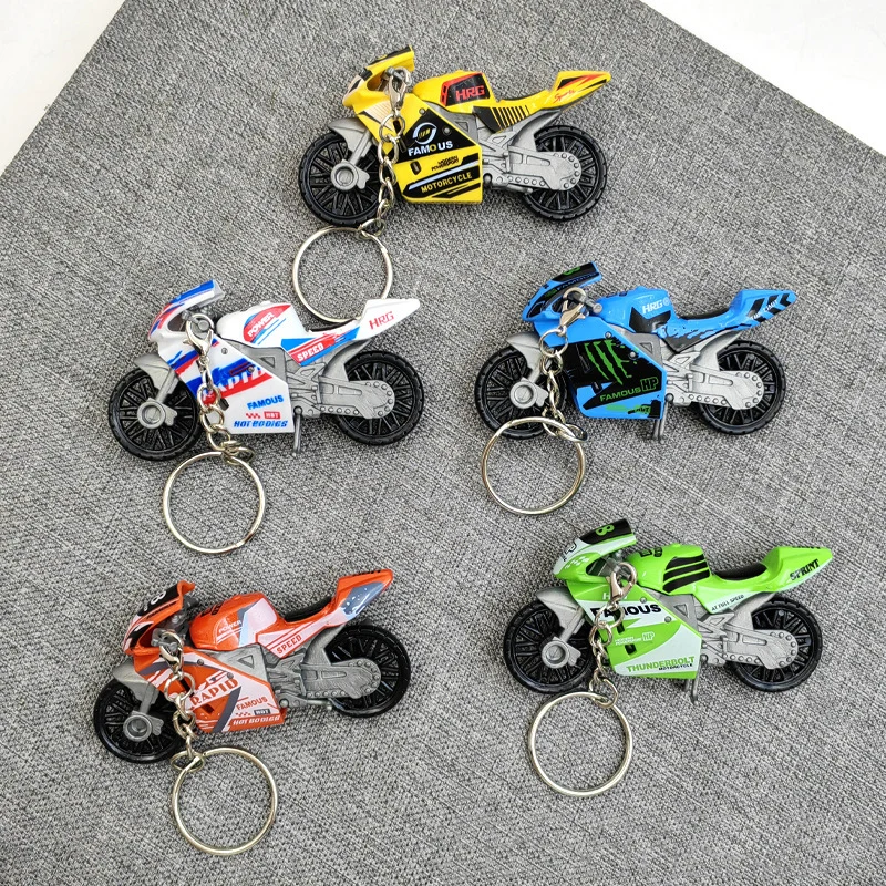 Simulation Motorbike Racing Car Alloy Car Model Children's Toys Crane Machine Toy Car Ornament Boy Toy Car For Children Gift