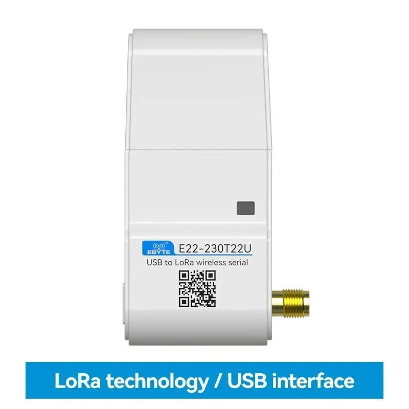 LoRa Module USB Interface 230/400/900MHz EBYTE E22-230/400/900T22U 22dBm With Antenna RSSI LBT 5KM DIP Module