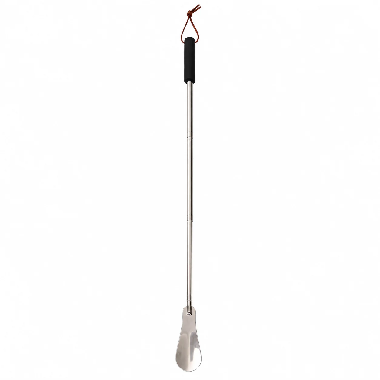 1Pc Telescopic Metal Shoe Horn 31-65cm Adjustable Long Handle Shoe Helper Non-Slip Grip Easy Wear Shoe Lifter