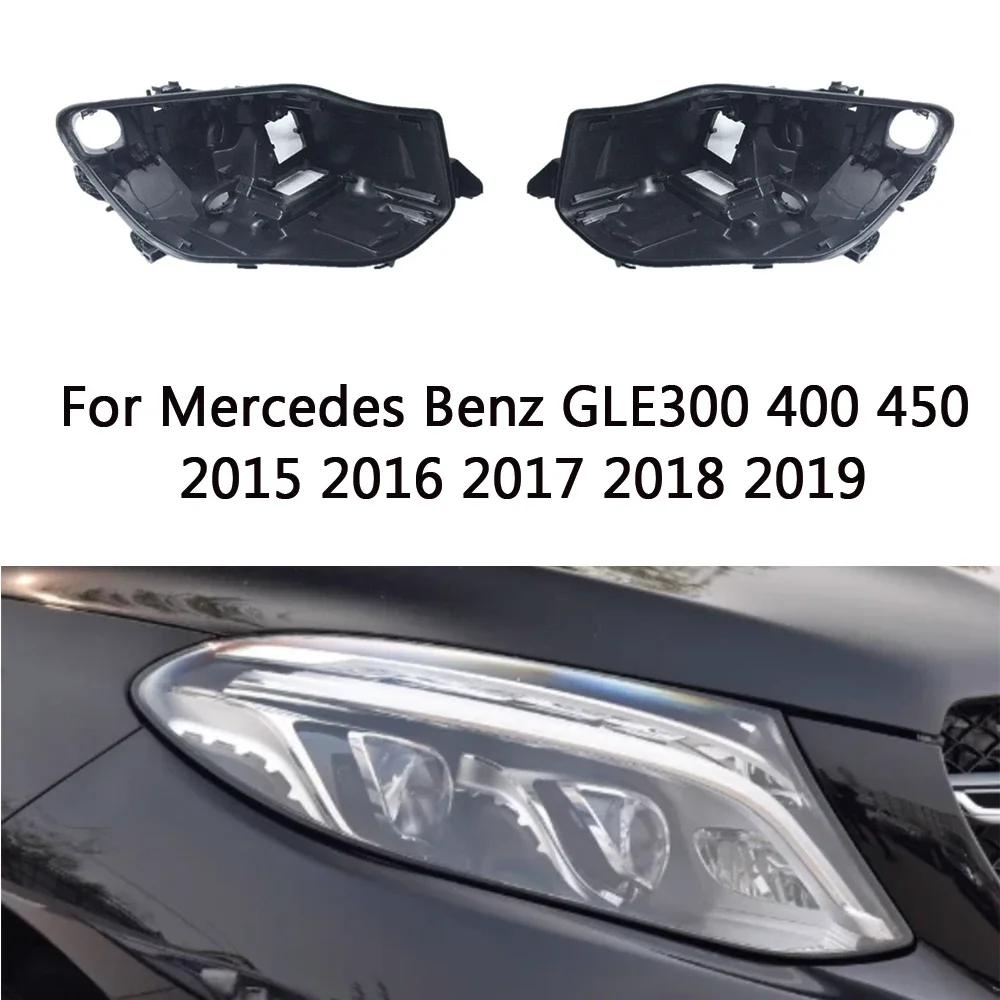 

HTTCY для Benz GLE300 400 450 2015 2016 2017 2018 2019 крышка основания фары корпус фары передний держатель лампы задняя часть