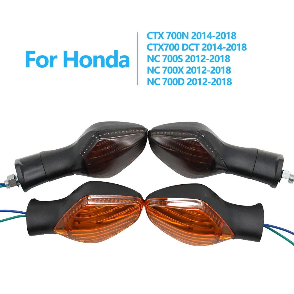

Motorcycle Front Rear Indicator Lamp For Honda CTX700 NC700 Series 2014-2018 LED Turn Signal Light 700N 700DCT 700X 700S 700D
