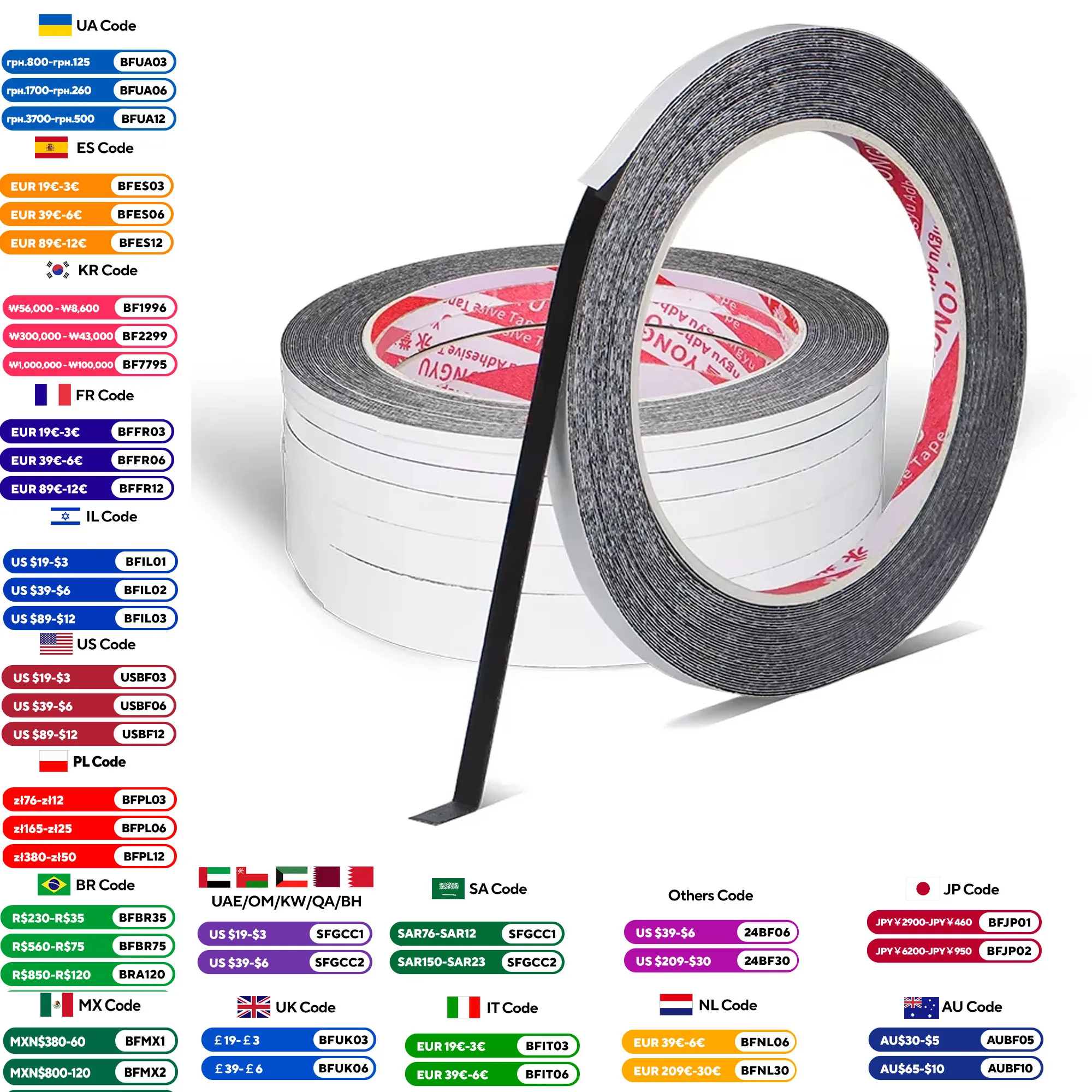 10m Double Sided Phone Repair Adhesive Tape,  Heat Resistant, LCD Screen Repair Sticker for Cell Phone Touch Screen Repair