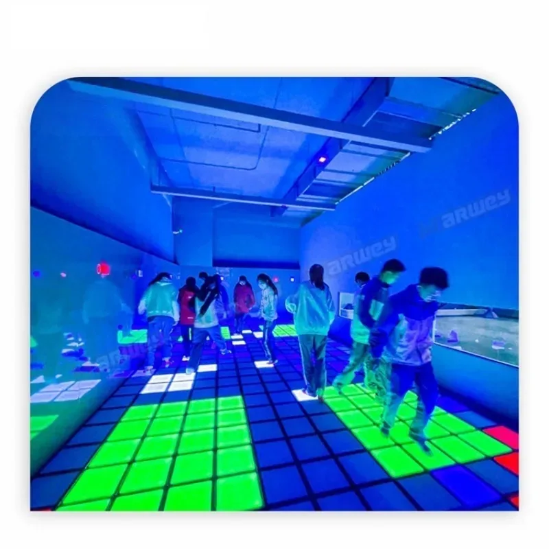 Popular Amusement Park Equipment Interactive Games Hopscotch Floor Games Indoor Immersive AR Kids Game Led Floor