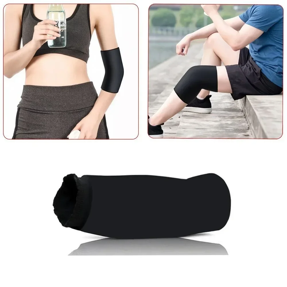 Elastic Gel Ice Sleeves Pads Knee Calf Elbow Arm Hot & Colds Compress Wrist Protector for Arthritis Ligament Injuries Tendonitis