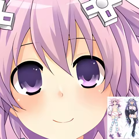 DIY Customized Dakimakura Anime Purple Heart Neptune Plutia Pillowcase Double-sided Print Body Pillow Cover Case Dropshipping