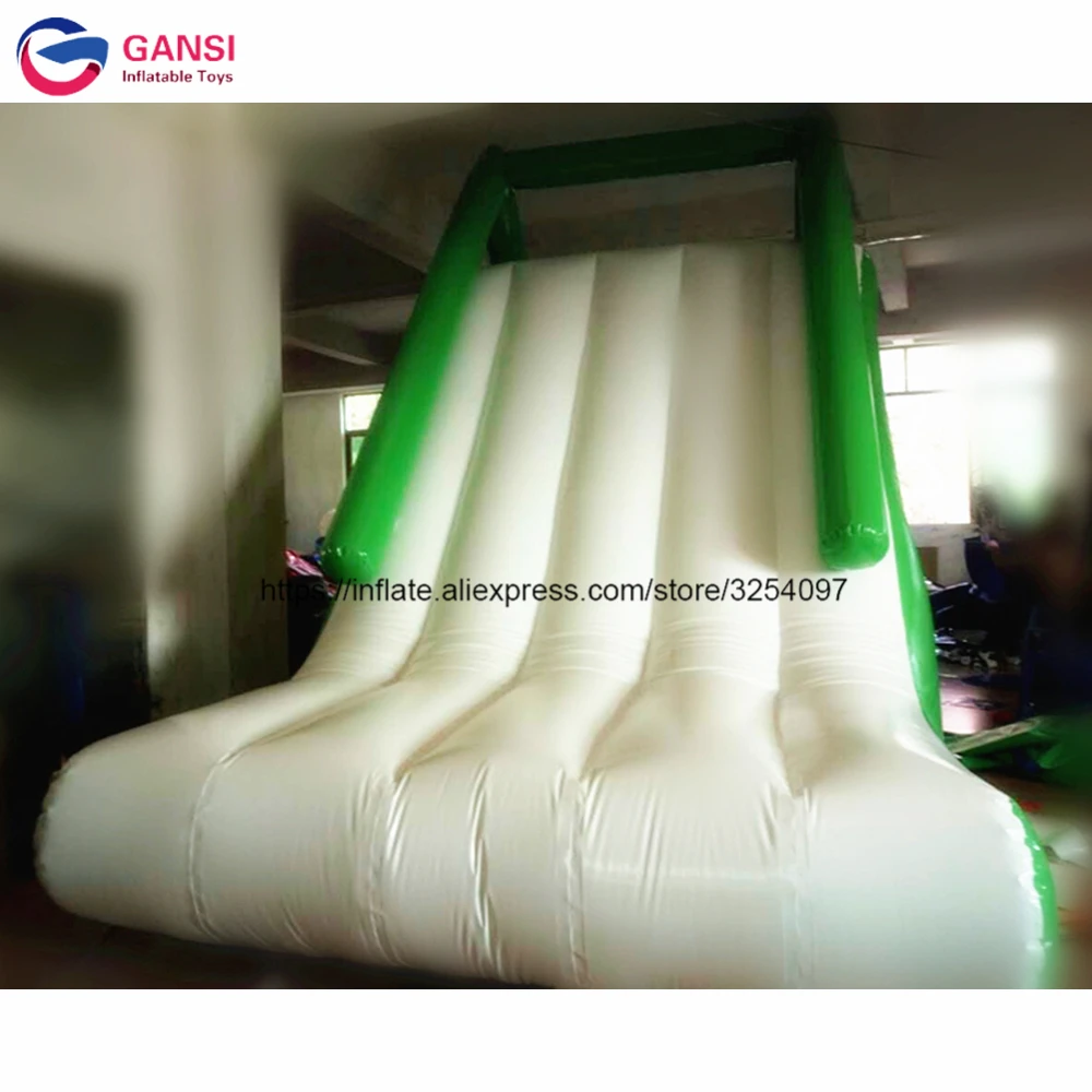 Hot Summer Ground Pool Inflatable Water Slide ,Triangle Inflatable Slip N Slide For Seashore Water Park Use