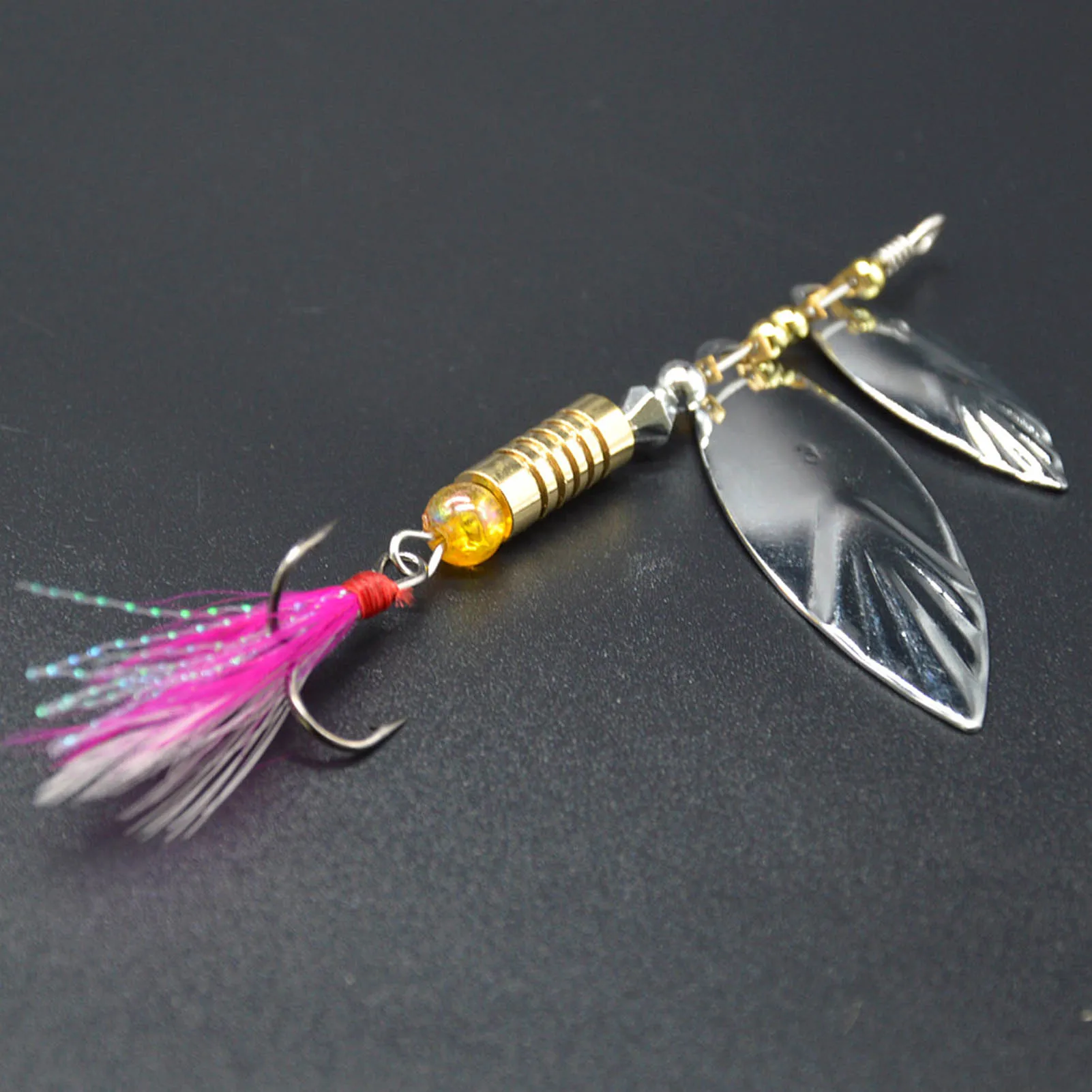 Sequins Spinner Fishing Lures Sturdy and Durable Material Fishing Bait Suitable for Ponds Lakes Streams