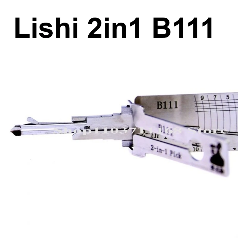 

1PCS Lishi 2in1 B111 Pick Tool Decoder and Pick Is Designed for GM, FOR HUMMER, for GMC [GM Z Keyways] Ganzua Car Key Picking